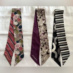 Coach Silk Scarves